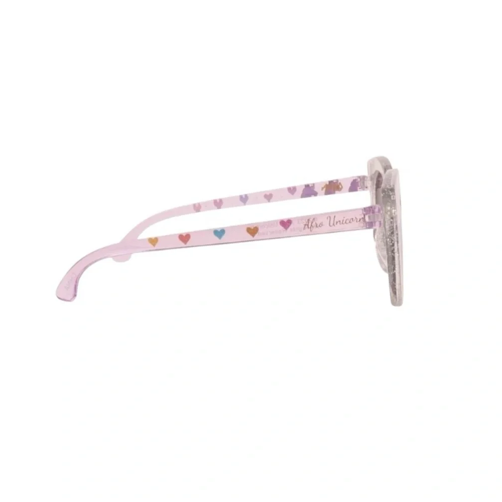 Afro Unicorn Glitter Cat Eye Sunglasses